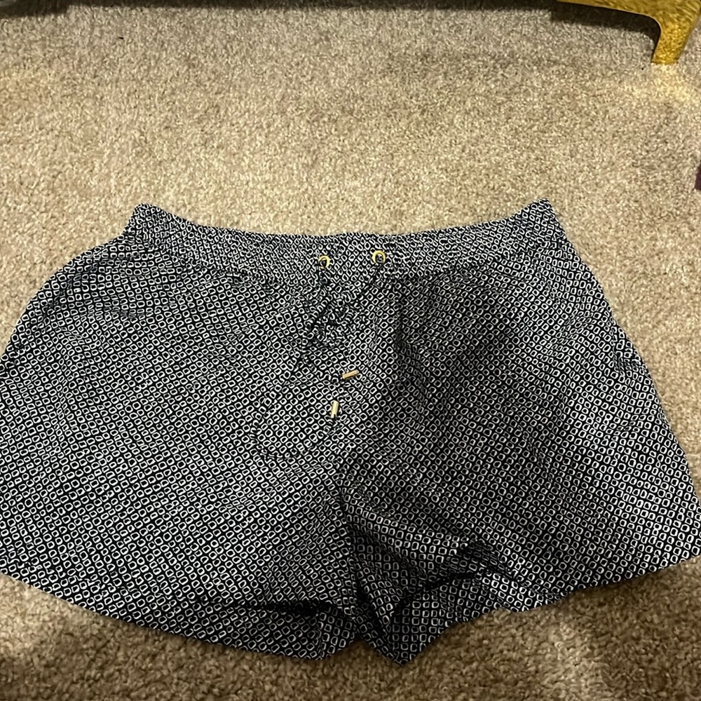 Navy Michael Kors drawstring shorts sz 6